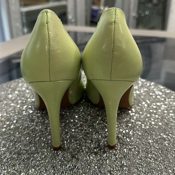Colon Stuart Lime Green / Mint Heels Sz 8 - Picture 5 of 7